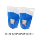 Kolorowy cukier o smaku gumy balonowej niebieski 10kg