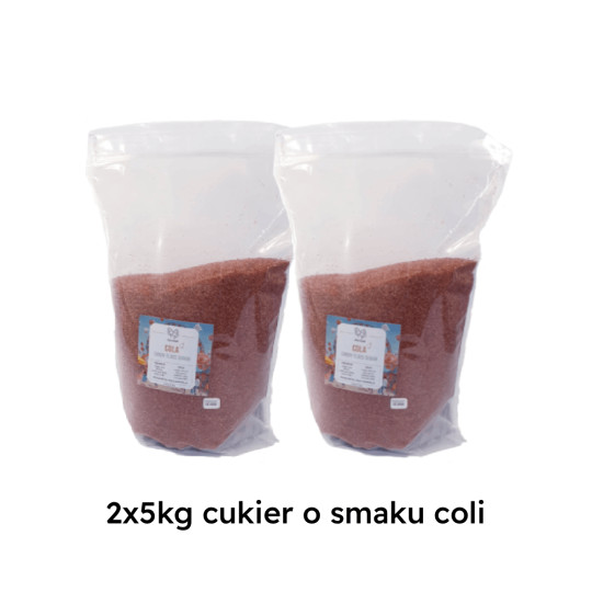 Cukier smakowy do waty cukrowej cola 10kg brązowy