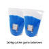 Cukier o gradacji 1.6mm smak gumy balonowej niebieski 10kg