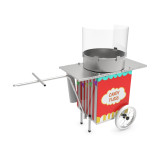 Podpinana do roweru maszyna do waty cukrowej park rozrywki