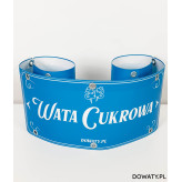 Mały baner dla maszyny do waty cukrowej niebieski