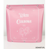 Duży baner dla maszyny do waty cukrowej różowy