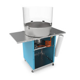 Maszyna do waty cukrowej szafka retro niebieska