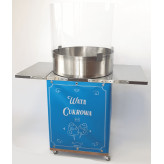 Maszyna do waty cukrowej szafka retro niebieska