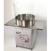 Weselna maszyna do waty cukrowej z szafką