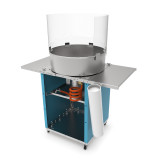 Maszyna do waty cukrowej szafka retro niebieska