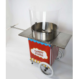 Podpinana do roweru maszyna do waty cukrowej park rozrywki