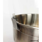 Uniwersalne uchwyty osłony PET ze stali nierdzewnej - komplet 4 sztuk