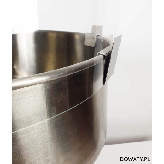 Uniwersalne uchwyty osłony PET ze stali nierdzewnej - komplet 4 sztuk