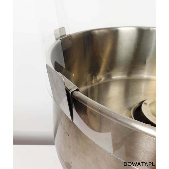 Zestaw: Osłona PET + 4 stalowe uchwyty na misę