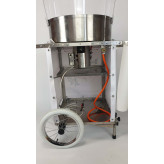 Podpinana do roweru maszyna do waty cukrowej park rozrywki