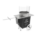 Elektryczna waciarka podpinana pod rower czarna elegancka