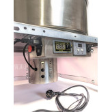 Elektryczne urządzenie do waty cukrowej przyczepka rowerowa czerwone