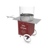 Elektryczne urządzenie do waty cukrowej przyczepka rowerowa czerwone