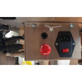 Maszyna do waty cukrowej nablatowa retro niebieska