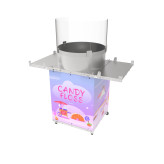 Fioletowa maszyna do waty cukrowej wzór z jednorożcem szafka