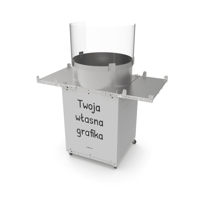 Maszyna do waty cukrowej z twoim wzorem, szafka