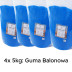 Niebieski cukier do waty guma balonowa 20kg