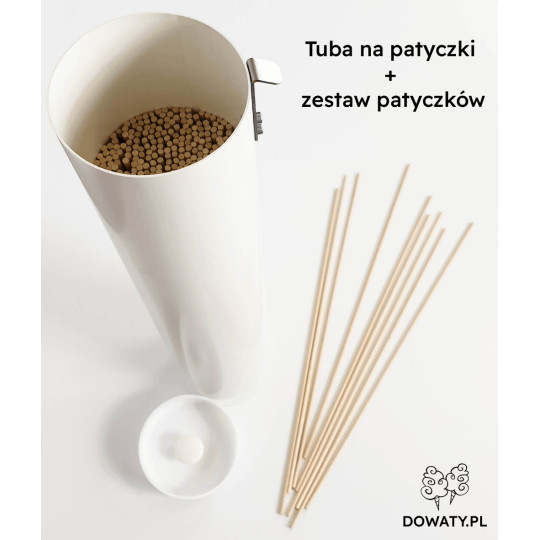 Niebieska maszyna do waty cukrowej szafka + akcesoria