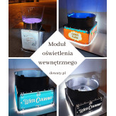 Zestaw do robienia waty cukrowej mobilna szafka w stylu szkolnym