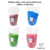 Zestaw startowy do robienia waty cukrowej niebieska Gass Floss Pro